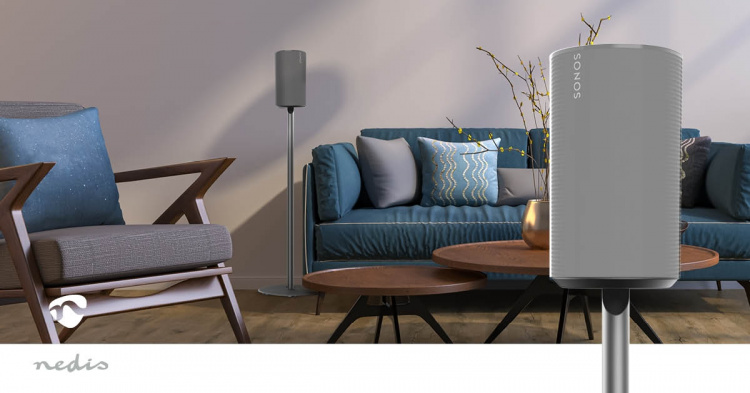 Nedis Speaker Mount | Kompatibel med: Sonos® Era100 | Stativ | 3 kg | Fort | ABS / Metall | Sort Nedis Speaker Mount | Kompatibel med: Sonos® Era100 | Stativ | 3 kg | Fort | ABS / Metall | Sort