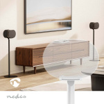 Nedis Speaker Mount | Kompatibel med: Sonos® Era300 | Stativ | 5 kg | Fort | ABS / Metall | Hvit Nedis Speaker Mount | Kompatibel med: Sonos® Era300 | Stativ | 5 kg | Fort | ABS / Metall | Hvit
