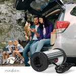 Nedis Power Inverter Modifisert sinusbølge | Inngangsspenning: 12 V DC | Enhetens strømuttak: Type F (CEE 7/3) / USB-A | 230 V AC 50 Hz | 150 W | Topp effekt: 300 W | Cigarette Lyser Plugg | Sølv Nedis Power Inverter Modifisert sinusbølge | Inngangsspenning: 12 V DC | Enhetens strømuttak: Type F (CEE 7/3) / USB-A | 230 V AC 50 Hz | 150 W | Topp effekt: 300 W | Cigarette Lyser Plugg | Sølv