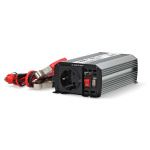 Nedis Power Inverter Modifisert sinusbølge | Inngangsspenning: 12 V DC | Enhetens strømuttak: Type F (CEE 7/3) / USB-A | 230 V AC 50 Hz | 300 W | Topp effekt: 600 W | Batteriklemmene + Sigarettenner | Sølv Nedis Power Inverter Modifisert sinusbølge | Inngangsspenning: 12 V DC | Enhetens strømuttak: Type F (CEE 7/3) / USB-A | 230 V AC 50 Hz | 300 W | Topp effekt: 600 W | Batteriklemmene + Sigarettenner | Sølv