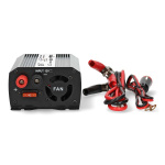 Nedis Power Inverter Modifisert sinusbølge | Inngangsspenning: 12 V DC | Enhetens strømuttak: Type F (CEE 7/3) / USB-A | 230 V AC 50 Hz | 300 W | Topp effekt: 600 W | Batteriklemmene + Sigarettenner | Sølv Nedis Power Inverter Modifisert sinusbølge | Inngangsspenning: 12 V DC | Enhetens strømuttak: Type F (CEE 7/3) / USB-A | 230 V AC 50 Hz | 300 W | Topp effekt: 600 W | Batteriklemmene + Sigarettenner | Sølv
