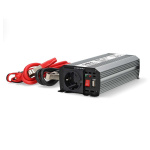 Nedis Power Inverter Modifisert sinusbølge | Inngangsspenning: 12 V DC | Enhetens strømuttak: Type F (CEE 7/3) / USB-A | 230 V AC 50 Hz | 600 W | Topp effekt: 1200 W | Batteriklemmene + Sigarettenner | Sølv Nedis Power Inverter Modifisert sinusbølge | Inngangsspenning: 12 V DC | Enhetens strømuttak: Type F (CEE 7/3) / USB-A | 230 V AC 50 Hz | 600 W | Topp effekt: 1200 W | Batteriklemmene + Sigarettenner | Sølv