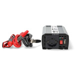 Nedis Power Inverter Modifisert sinusbølge | Inngangsspenning: 12 V DC | Enhetens strømuttak: Type F (CEE 7/3) / USB-A | 230 V AC 50 Hz | 600 W | Topp effekt: 1200 W | Batteriklemmene + Sigarettenner | Sølv Nedis Power Inverter Modifisert sinusbølge | Inngangsspenning: 12 V DC | Enhetens strømuttak: Type F (CEE 7/3) / USB-A | 230 V AC 50 Hz | 600 W | Topp effekt: 1200 W | Batteriklemmene + Sigarettenner | Sølv