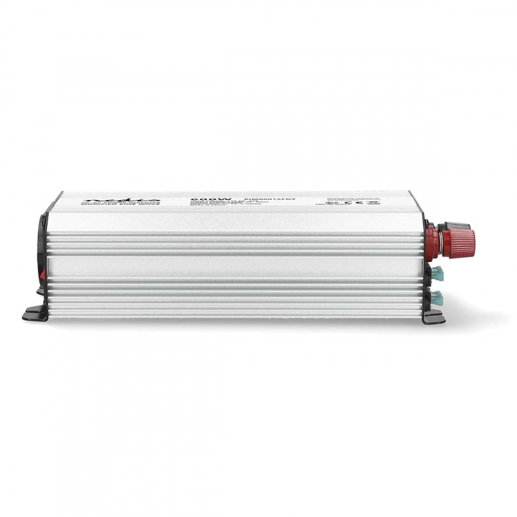 Nedis Power Inverter Modifisert sinusbølge | Inngangsspenning: 12 V DC | Enhetens strømuttak: Type F (CEE 7/3) / USB-A | 230 V AC 50 Hz | 600 W | Topp effekt: 1200 W | Batteriklemmene + Sigarettenner | Sølv Nedis Power Inverter Modifisert sinusbølge | Inngangsspenning: 12 V DC | Enhetens strømuttak: Type F (CEE 7/3) / USB-A | 230 V AC 50 Hz | 600 W | Topp effekt: 1200 W | Batteriklemmene + Sigarettenner | Sølv