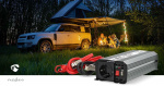 Nedis Power Inverter Modifisert sinusbølge | Inngangsspenning: 12 V DC | Enhetens strømuttak: Type F (CEE 7/3) / USB-A | 230 V AC 50 Hz | 600 W | Topp effekt: 1200 W | Batteriklemmene + Sigarettenner | Sølv Nedis Power Inverter Modifisert sinusbølge | Inngangsspenning: 12 V DC | Enhetens strømuttak: Type F (CEE 7/3) / USB-A | 230 V AC 50 Hz | 600 W | Topp effekt: 1200 W | Batteriklemmene + Sigarettenner | Sølv