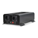Nedis Power Inverter Pure Sine Wave | Inngangsspenning: 12 V DC | Enhetens strømuttak: Type F (CEE 7/3) / USB-A / 1x USB-C™ | 230 V AC 50 Hz | 1000 W | Topp effekt: 2000 W | Skru Terminal | Pure Sine Wave | Sikring | Sort