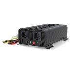 Nedis Power Inverter Pure Sine Wave | Inngangsspenning: 24 V DC | Enhetens strømuttak: Type F (CEE 7/3) / USB-A / 1x USB-C™ | 230 V AC 50 Hz | 1000 W | Topp effekt: 2000 W | Skru Terminal | Pure Sine Wave | Sikring | Sort Nedis Power Inverter Pure Sine Wave | Inngangsspenning: 24 V DC | Enhetens strømuttak: Type F (CEE 7/3) / USB-A / 1x USB-C™ | 230 V AC 50 Hz | 1000 W | Topp effekt: 2000 W | Skru Terminal | Pure Sine Wave | Sikring | Sort