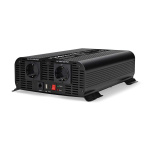 Nedis Power Inverter Pure Sine Wave | Inngangsspenning: 24 V DC | Enhetens strømuttak: Type F (CEE 7/3) / USB-A / 1x USB-C™ | 230 V AC 50 Hz | 2000 W | Topp effekt: 4000 W | Skru Terminal | Pure Sine Wave | Sikring | Sort