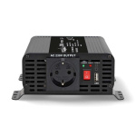 Nedis Power Inverter Pure Sine Wave | Inngangsspenning: 12 V DC | Enhetens strømuttak: Type F (CEE 7/3) / USB-A / 1x USB-C™ | 230 V AC 50 Hz | 300 W | Topp effekt: 600 W | Skru Terminal | Pure Sine Wave | Sikring | Sort Nedis Power Inverter Pure Sine Wave | Inngangsspenning: 12 V DC | Enhetens strømuttak: Type F (CEE 7/3) / USB-A / 1x USB-C™ | 230 V AC 50 Hz | 300 W | Topp effekt: 600 W | Skru Terminal | Pure Sine Wave | Sikring | Sort