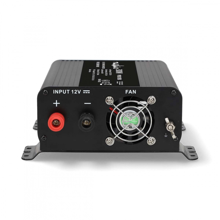 Nedis Power Inverter Pure Sine Wave | Inngangsspenning: 12 V DC | Enhetens strømuttak: Type F (CEE 7/3) / USB-A / 1x USB-C™ | 230 V AC 50 Hz | 300 W | Topp effekt: 600 W | Skru Terminal | Pure Sine Wave | Sikring | Sort Nedis Power Inverter Pure Sine Wave | Inngangsspenning: 12 V DC | Enhetens strømuttak: Type F (CEE 7/3) / USB-A / 1x USB-C™ | 230 V AC 50 Hz | 300 W | Topp effekt: 600 W | Skru Terminal | Pure Sine Wave | Sikring | Sort