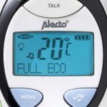 Alecto DBX-88 ECO Full Eco DECT babymonitor med display hvit/blå