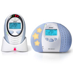 Alecto DBX-88 ECO Full Eco DECT babymonitor med display hvit/blå