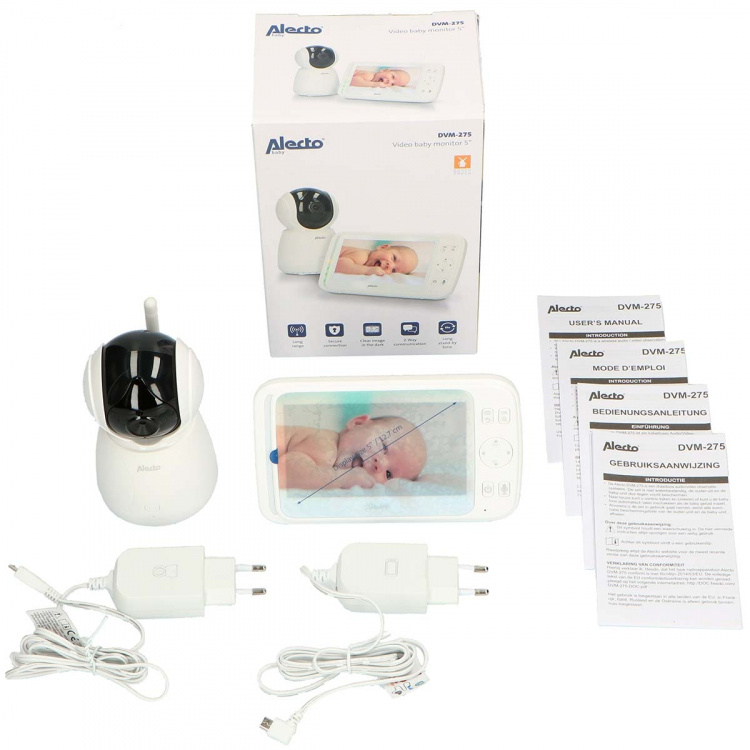 Alecto DVM-275 video babymonitor med 5