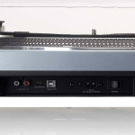 Lenco L-3809ME Direktedrevet platespiller med USB / PC-koding Metallisk blå
