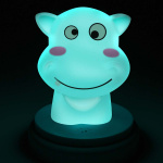 Alecto SILLY HIPPO LED natt lys blå Alecto SILLY HIPPO LED natt lys blå