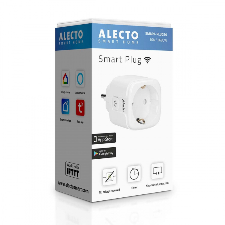 Alecto Smart Wi-Fi-plugg 16A 3680W