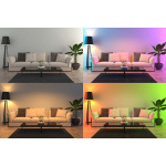 Alecto Smart LED-fargelampe med Wi-Fi E27 9W