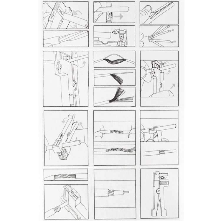 LogiLink Kabelstripper for fiber-, koaksial- og kobberkabel opp til Ø 3,2 mm LogiLink Kabelstripper for fiber-, koaksial- og kobberkabel opp til Ø 3,2 mm