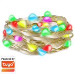 LogiLink RGB-lyssløyfe med fjernkontroll og WiFi Tuya IP65 5 m