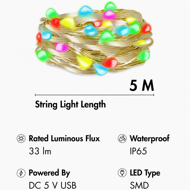 LogiLink RGB-lyssløyfe med fjernkontroll og WiFi Tuya IP65 5 m