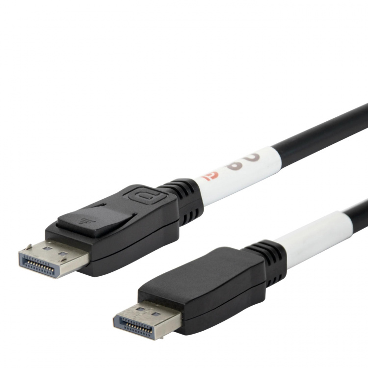 DELTACO DisplayPort-kabel, DP 2.1, DP80, 1 m