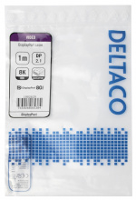 DELTACO DisplayPort-kabel, DP 2.1, DP80, 1 m