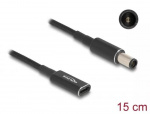 DeLOCK Ladekabel for bærbar PC USB Type-C til HP 7,4 x 5,0 mm 15 cm