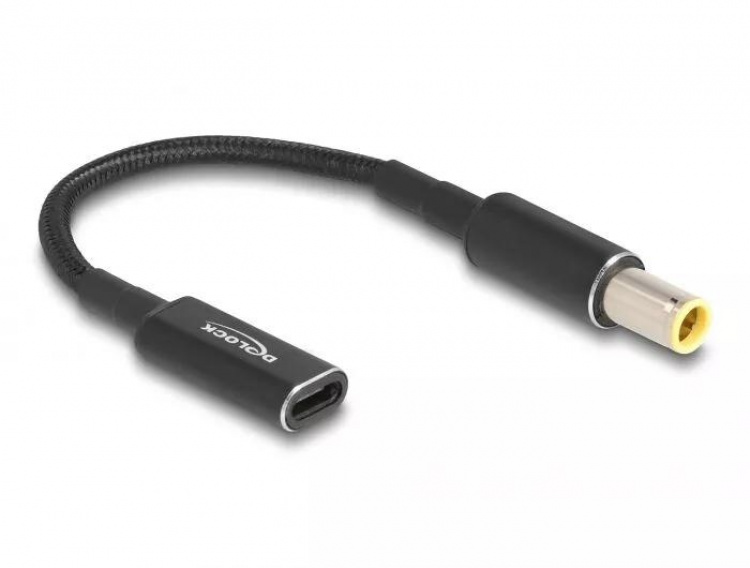 DeLOCK Ladekabel for bærbar PC USB Type-C til IBM 7,9 x 5,5 mm 15 cm