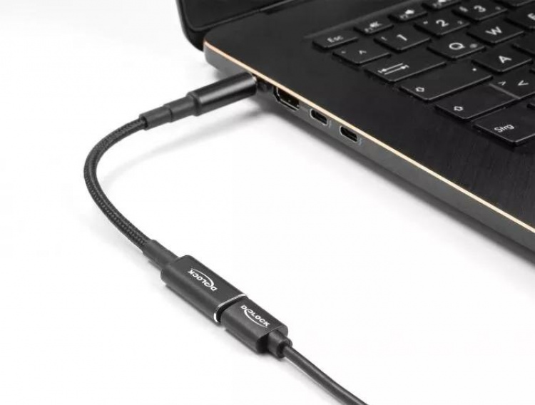 DeLOCK Ladekabel for bærbar PC USB Type-C til IBM 7,9 x 5,5 mm 15 cm