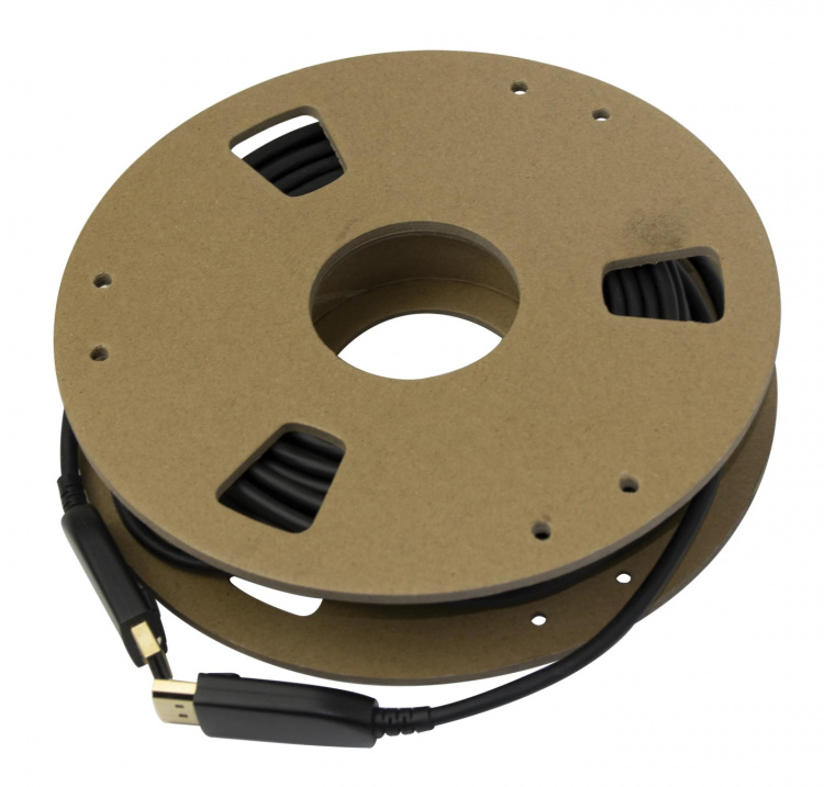 DELTACO Displayport 1.4-kabel, AOC, 8K@30Hz, 10m, svart