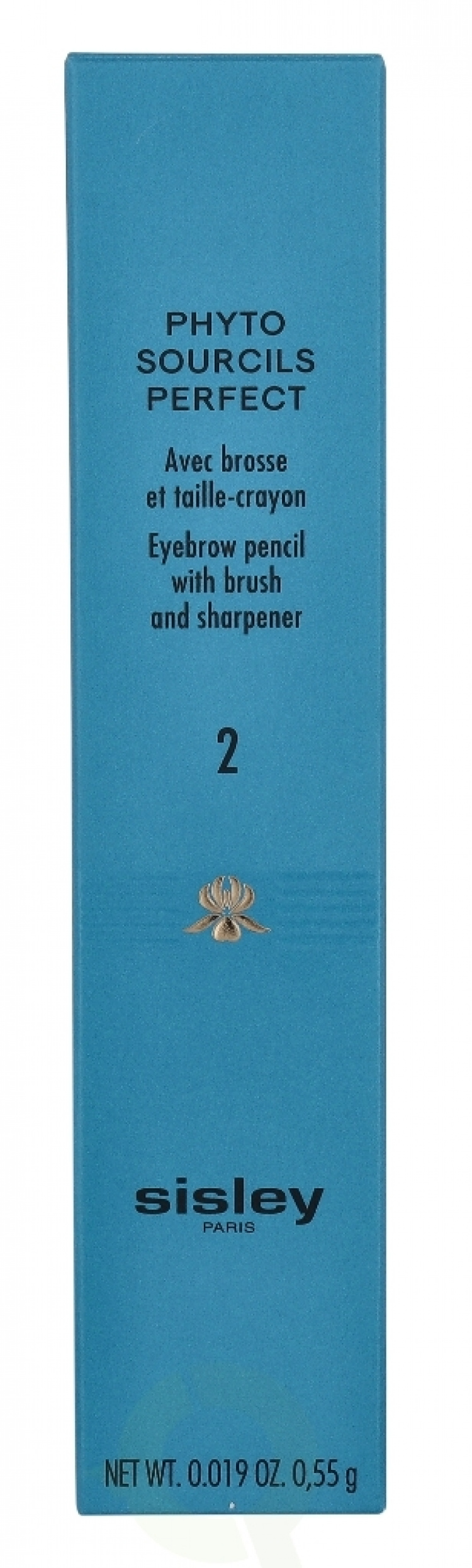 Sisley Phyto Sourcils Perfect Eyebrow Pencil 0,55 g #2 Chatain - med pensel og spisser