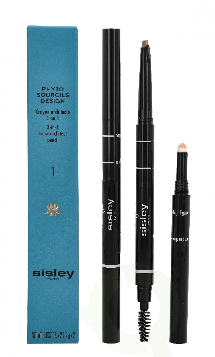 Sisley Phyto Sourcils Design 3-In-1 Brow Architect Pencil 0,4 g #1 Cappuccino