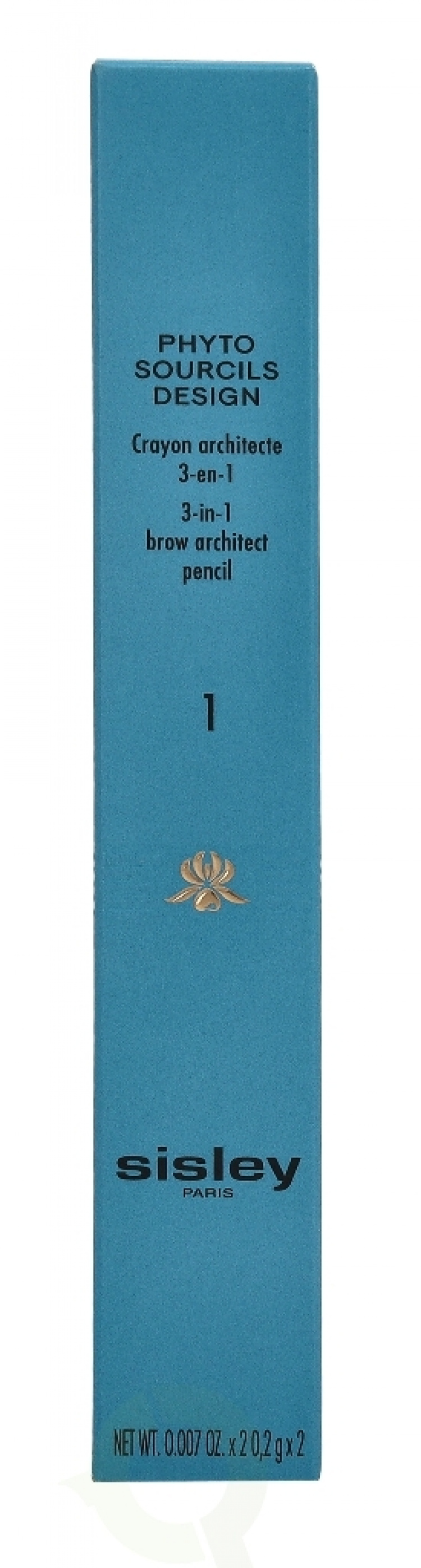 Sisley Phyto Sourcils Design 3-In-1 Brow Architect Pencil 0,4 g #1 Cappuccino