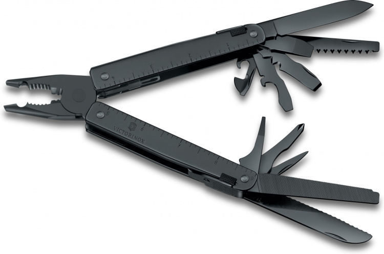 Victorinox SwissTool Burnished multifunksjonsverktøy, svart