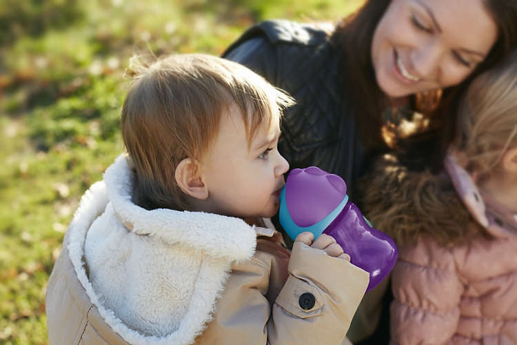 Philips Avent SCF796/02 Flaske med håndtak, 200 ml, lilla