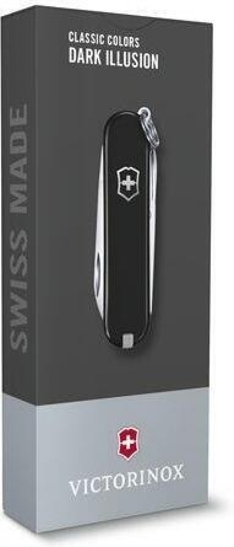 Victorinox Classic SD Dark Illusion multifunksjonsverktøy, svart