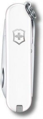 Victorinox Classic SD Falling Snow multiverktøy, hvit