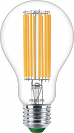 Philips Ultra Efficient LED-lampa, E27, 4000 K, 1095 lm, klar