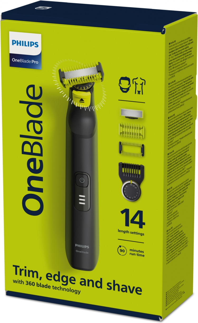 Philips OneBlade PRO 360 Face&Body QP6541/15 skjegg- og kroppstrimmer