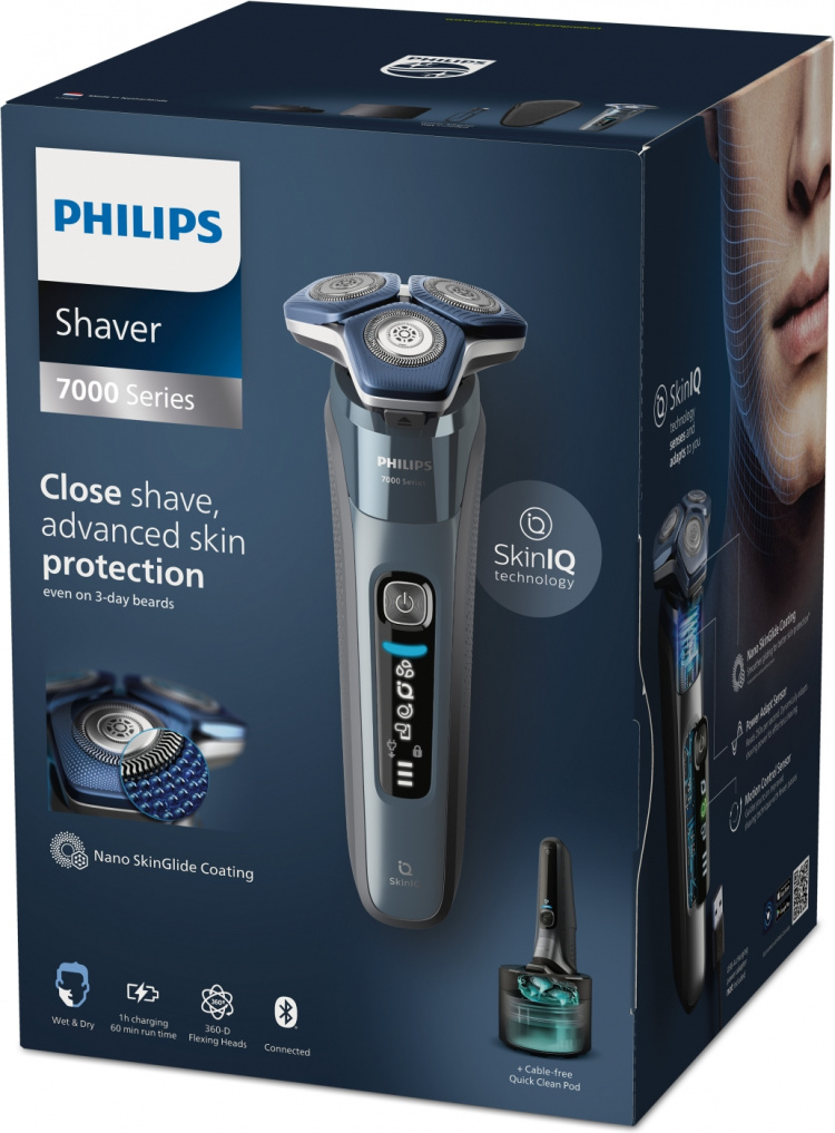 Philips Barbermaskin Series 7000 S7882/55 barbermaskin med rengjøringsstasjon