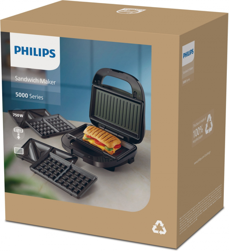 Philips 5000-serien HD2350/80 sandwichgrill