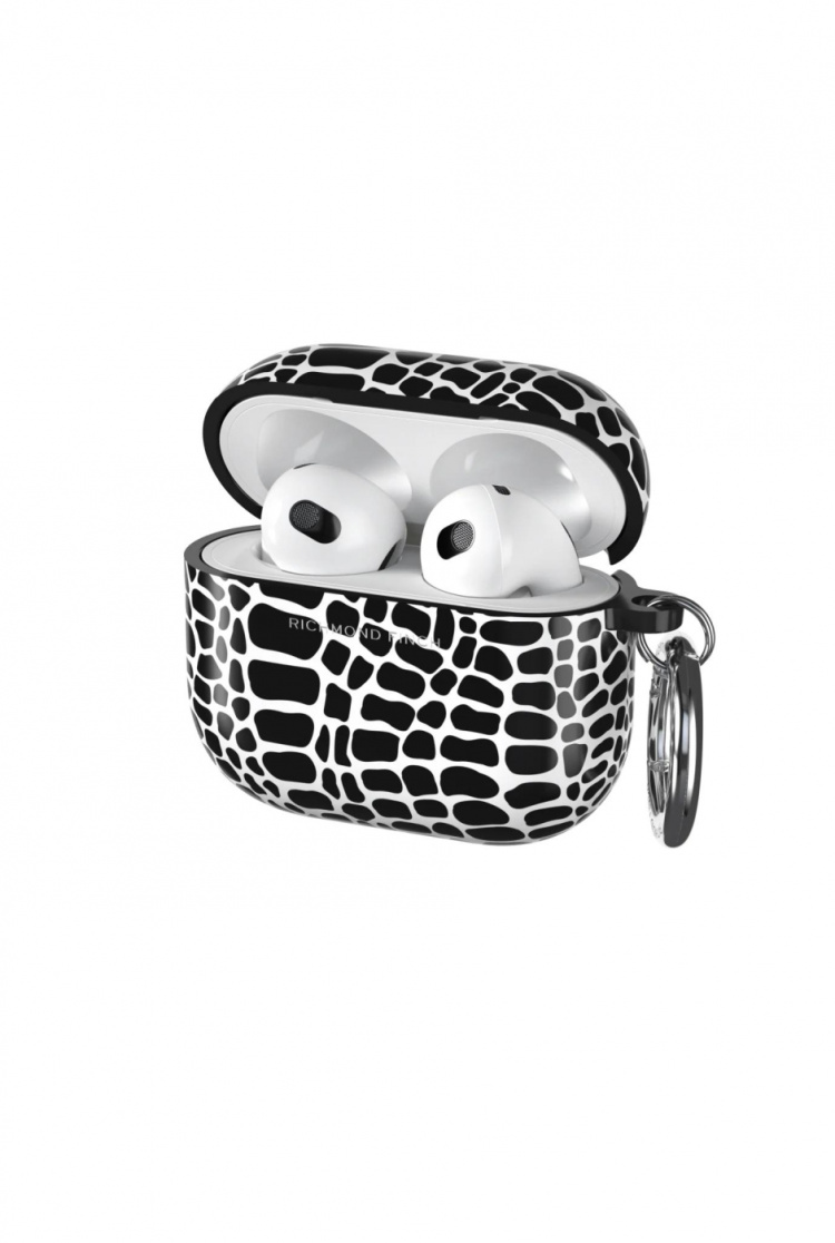 Richmond & Finch AirPods Gen. 3-etui, svart krokodille Richmond & Finch AirPods Gen. 3-etui, svart krokodille