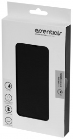 Essentials iPhone 6/7/8/SE (2020/2022) skinnveske, svart