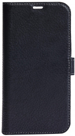 Essentials iPhone 13 Pro Max leather wallet, detachable,Black