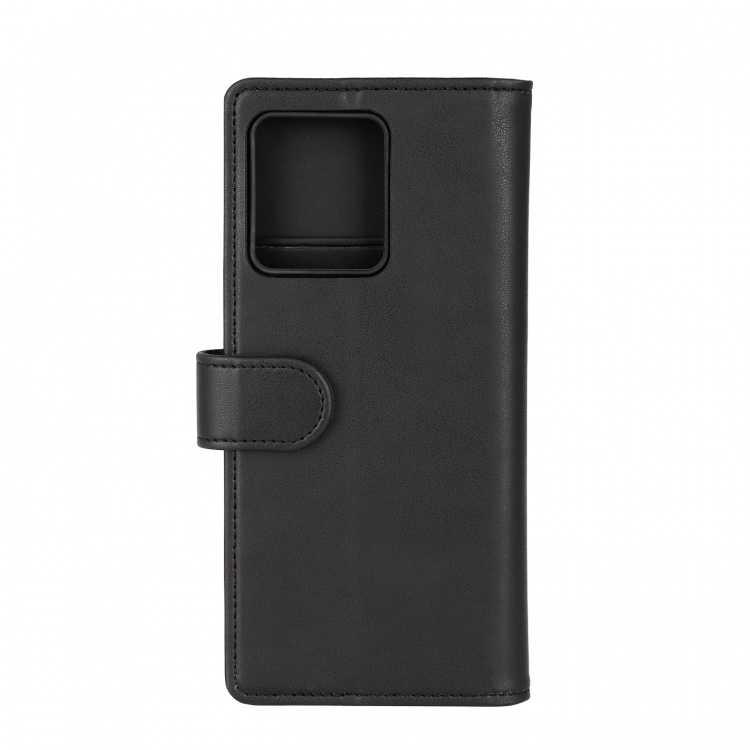 Essentials Motorola Edge 40 Neo PU-lommebok, 3 kort, svart