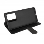 Essentials Motorola Edge 40 Neo PU-lommebok, 3 kort, svart