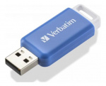 Verbatim DataBar USB 2.0-minnepinne blå 64 GB