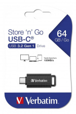 Verbatim USB Drive 3.2 Gen 1 64GB Retractable USB-C