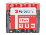 Verbatim Alkaline battery AA 4 Pack shrink