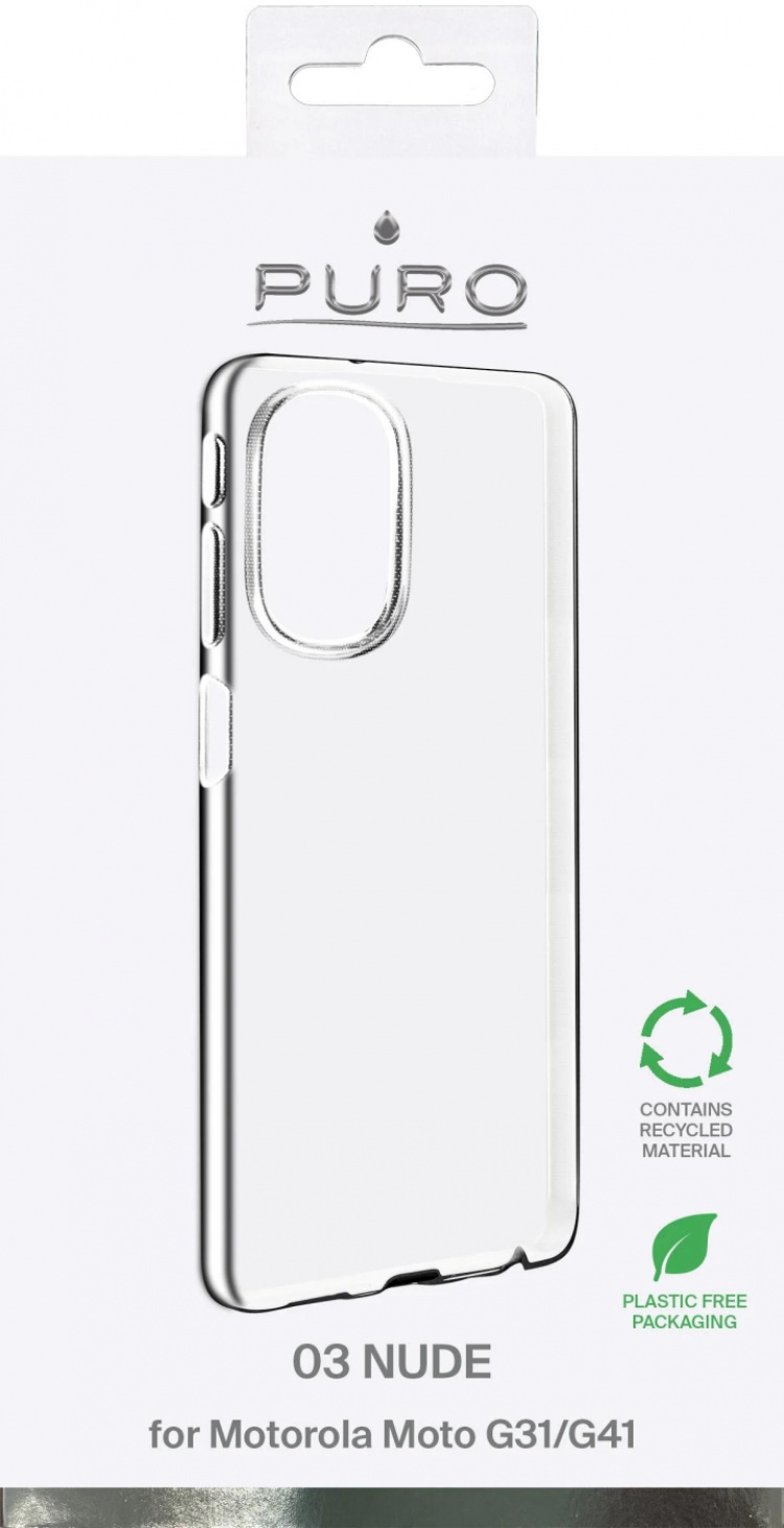 Puro Motorola Moto G41/G31 0.3 Nude, Transparent